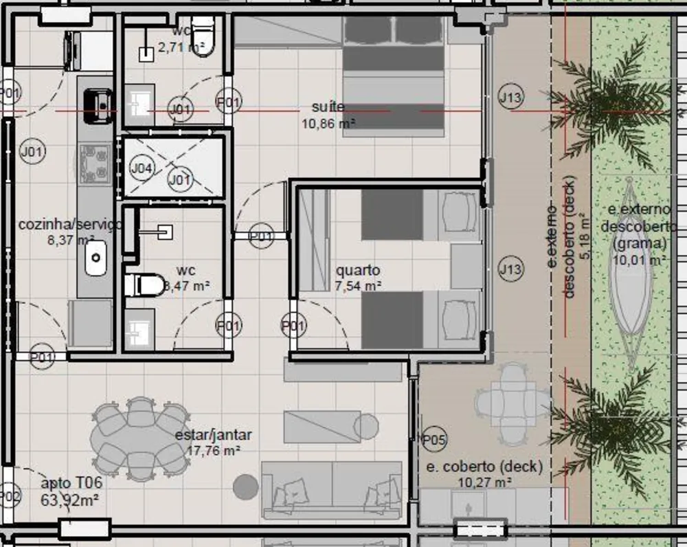 Casa, 2 quartos, 94 m² - Foto 6