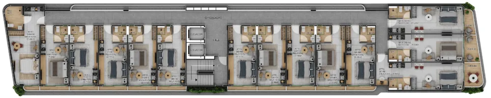 Apartamento, 1 quarto, 34 m² - Foto 3
