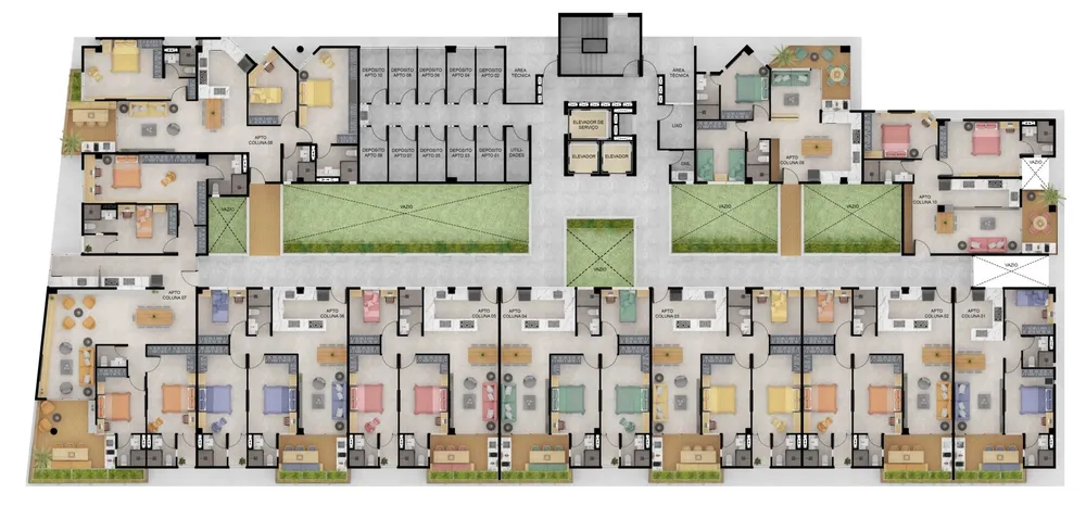 Apartamento, 2 quartos, 77 m² - Foto 3