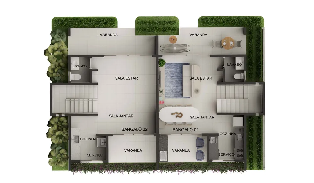 Casa de Condomínio, 3 quartos - Foto 2
