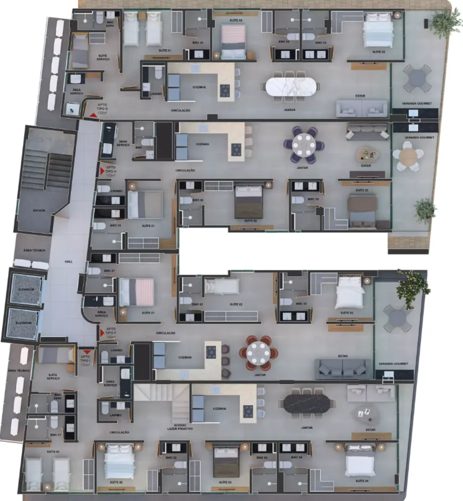 Apartamento, 3 quartos, 107 m² - Foto 10
