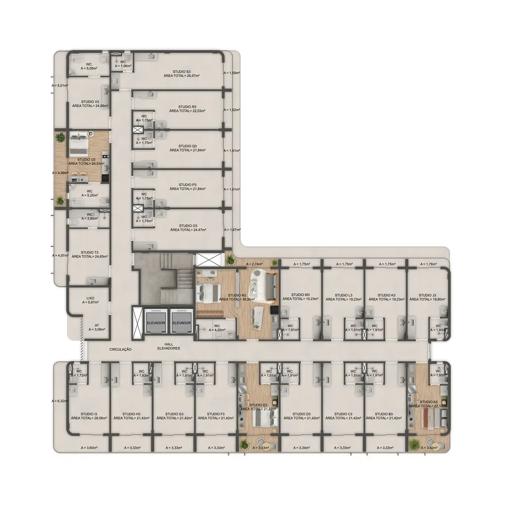 Casa, 1 quarto, 69 m² - Foto 7