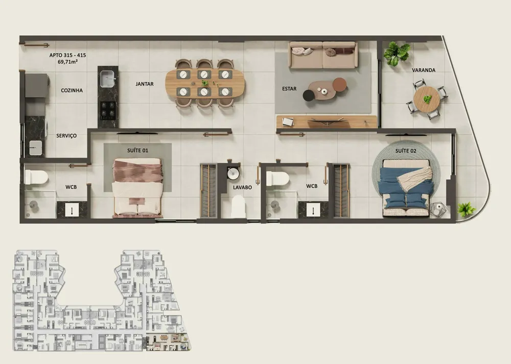 Apartamento, 1 quarto, 22 m² - Foto 10