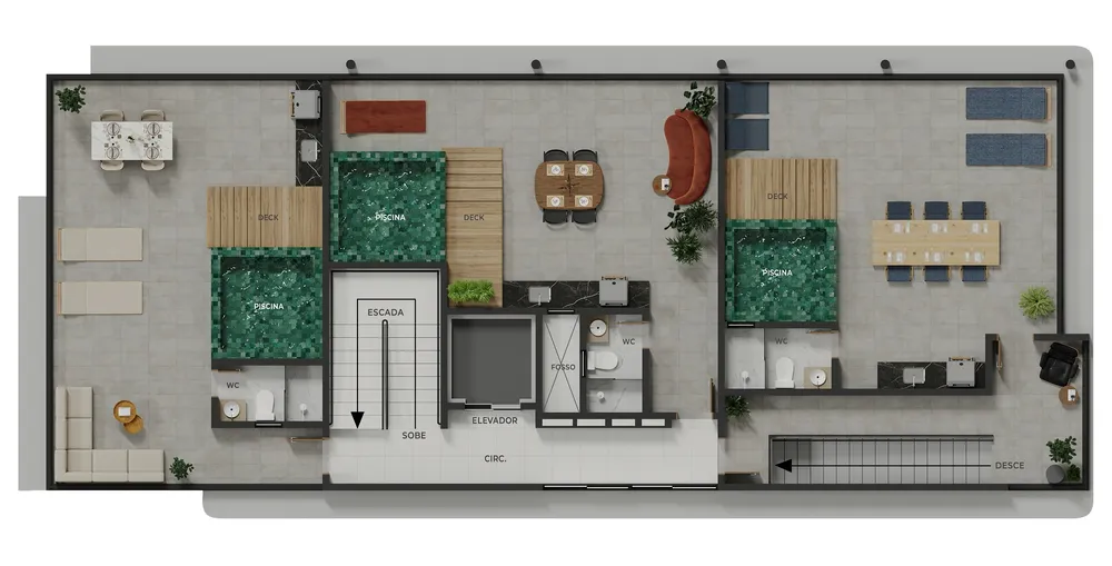 Cobertura, 2 quartos, 110 m² - Foto 5