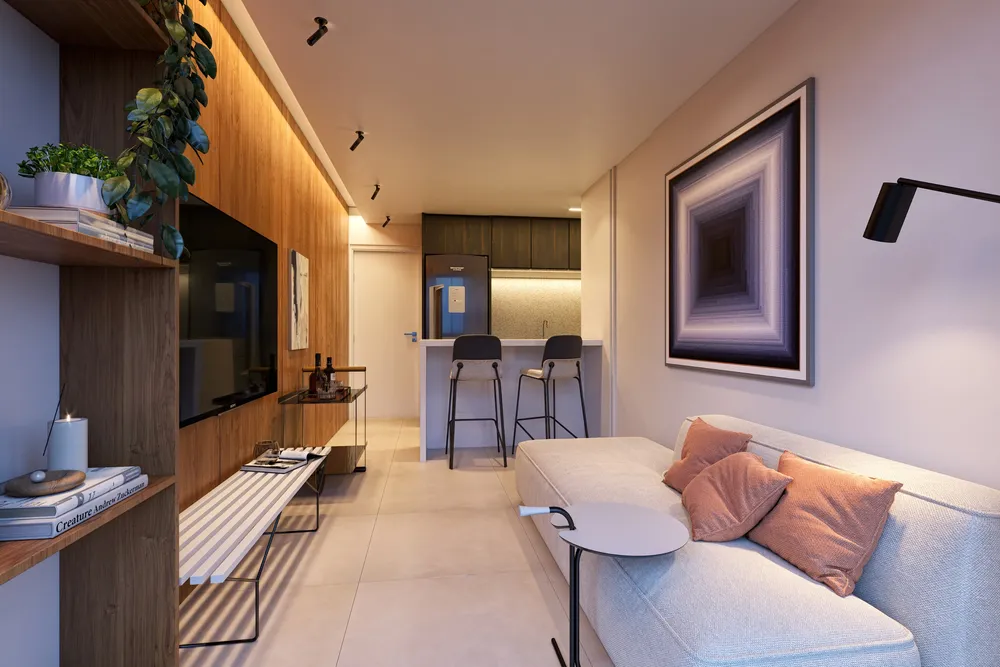 Apartamento, 1 quarto, 34 m² - Foto 3