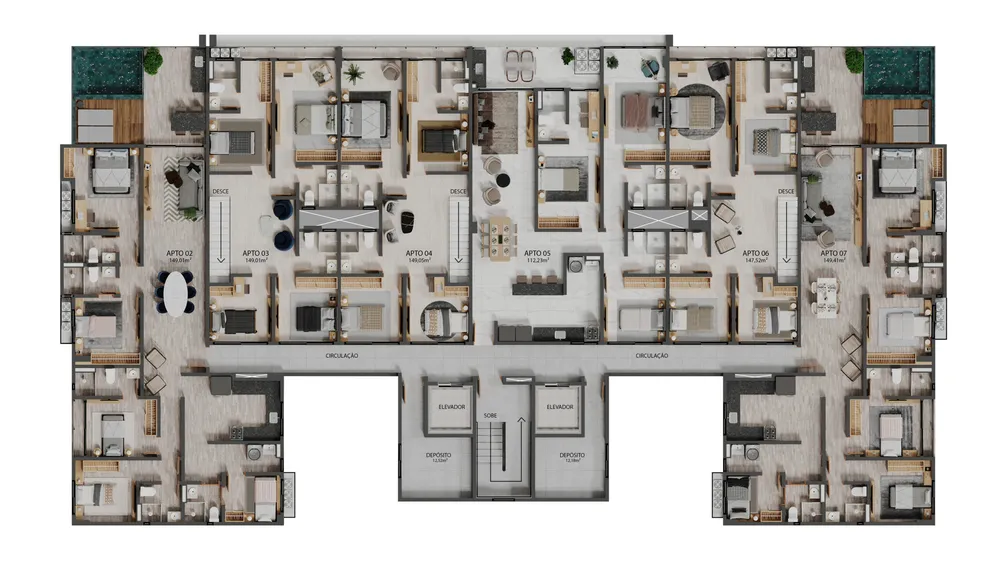 Apartamento, 3 quartos, 106 m² - Foto 1