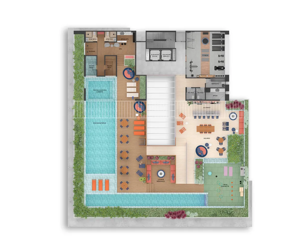 Apartamento, 1 quarto, 60 m² - Foto 2