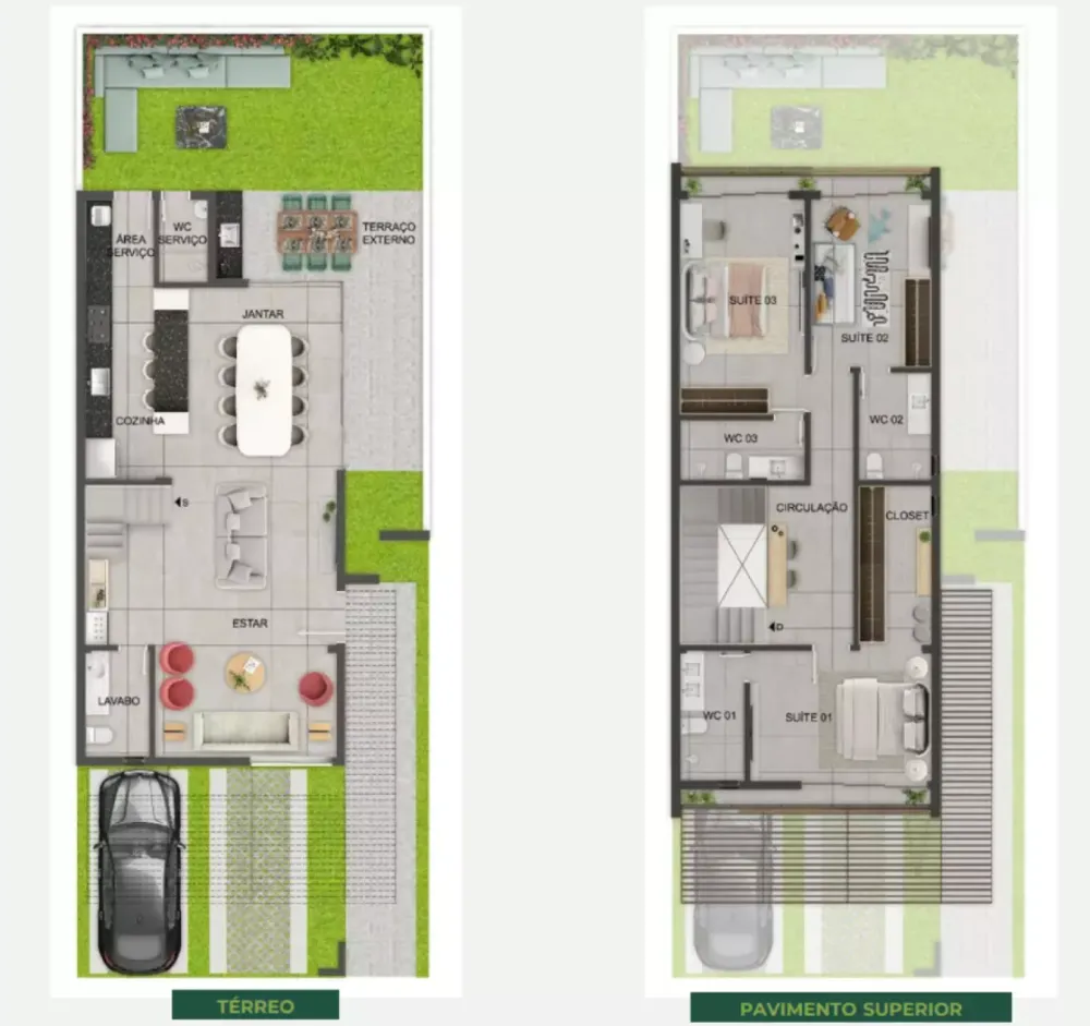 Casa de Condomínio, 4 quartos - Foto 1