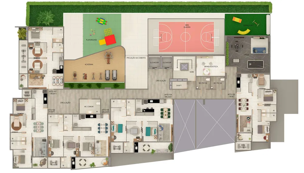 Apartamento, 2 quartos, 47 m² - Foto 1