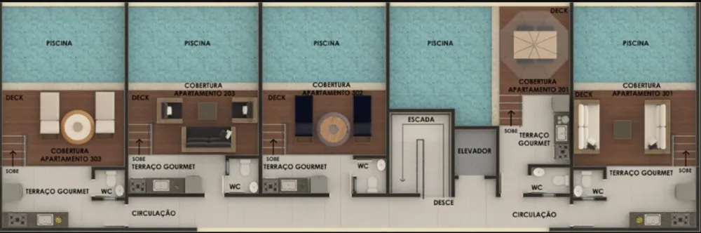 Cobertura, 3 quartos, 113 m² - Foto 5