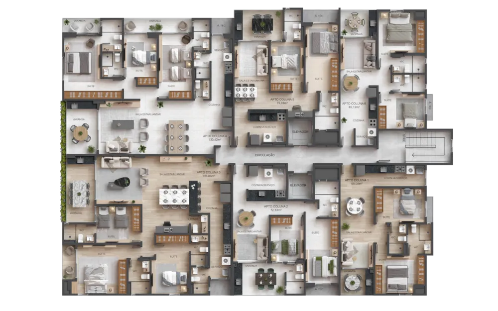 Apartamento, 2 quartos, 66 m² - Foto 5