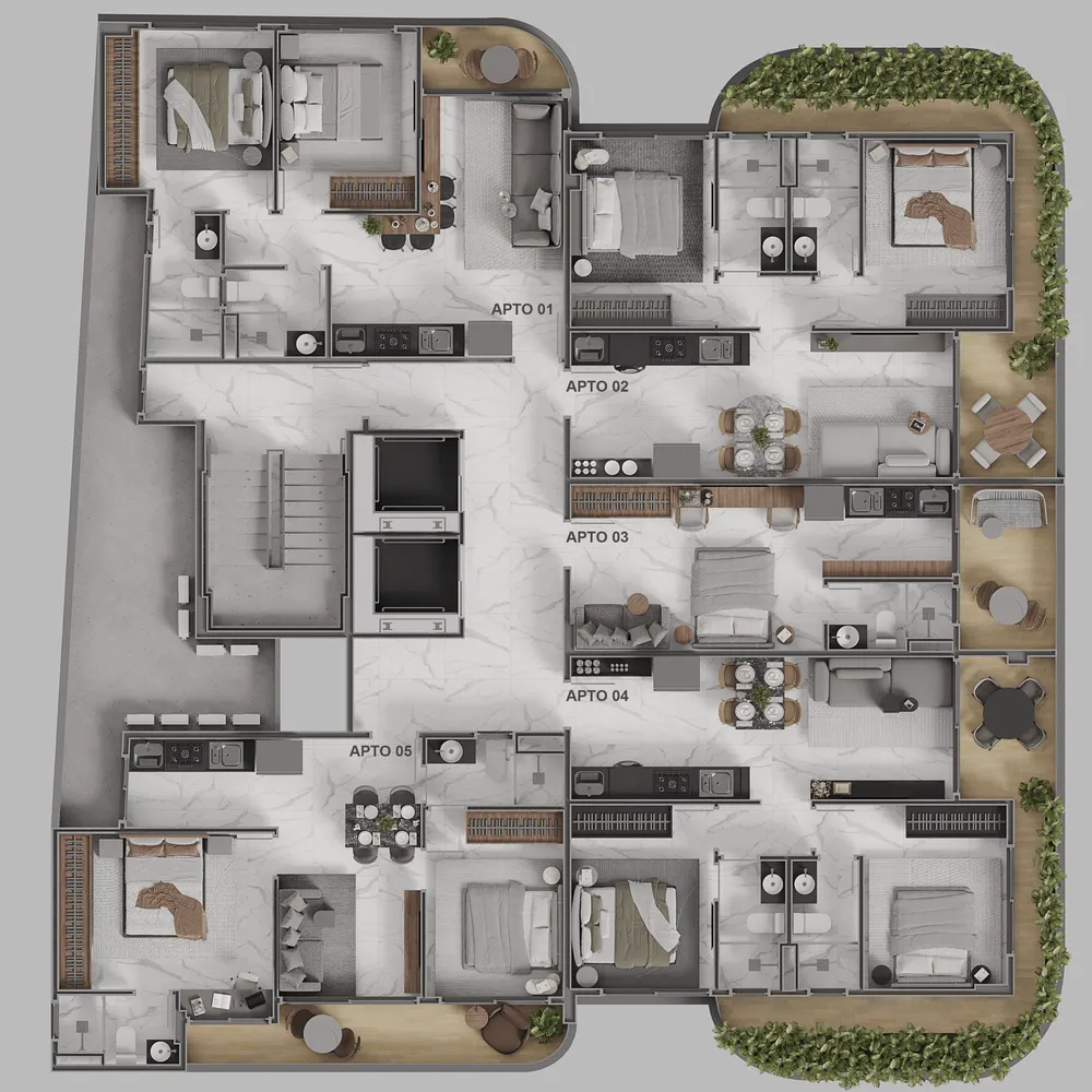 Cobertura, 1 quarto, 55 m² - Foto 9