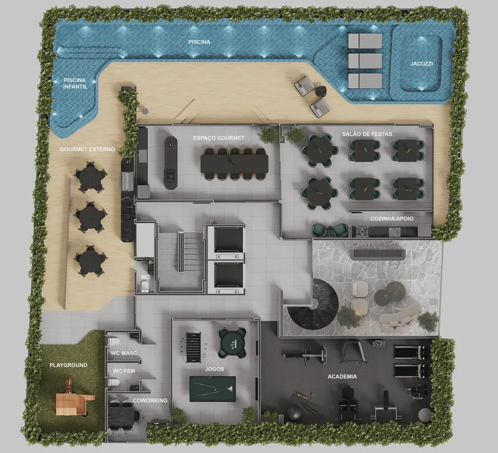 Cobertura, 1 quarto, 55 m² - Foto 2