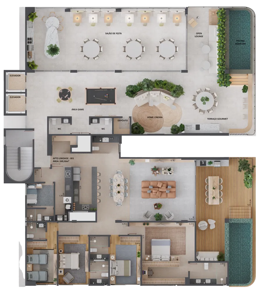 Casa, 4 quartos, 244 m² - Foto 2