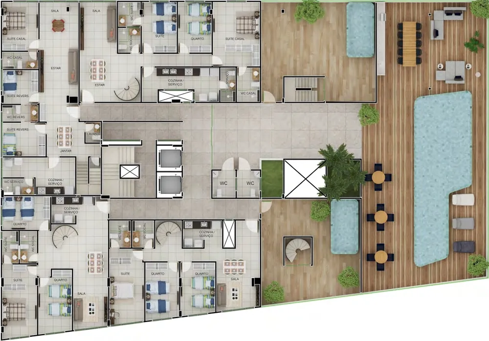 Casa, 1 quarto, 97 m² - Foto 8