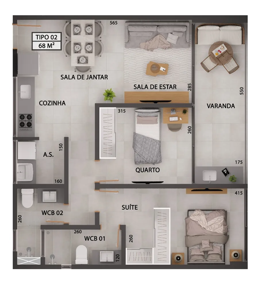 Cobertura, 3 quartos, 208 m² - Foto 5