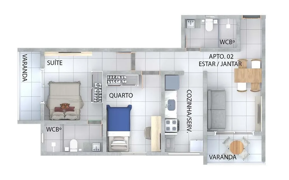 Casa, 2 quartos, 102 m² - Foto 12