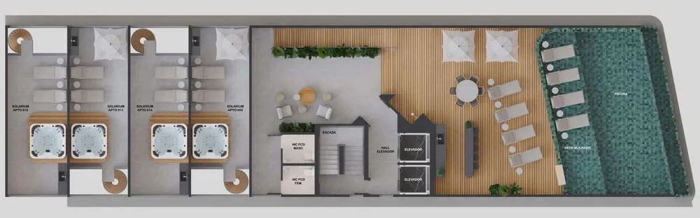 Apartamento, 1 quarto, 20 m² - Foto 12