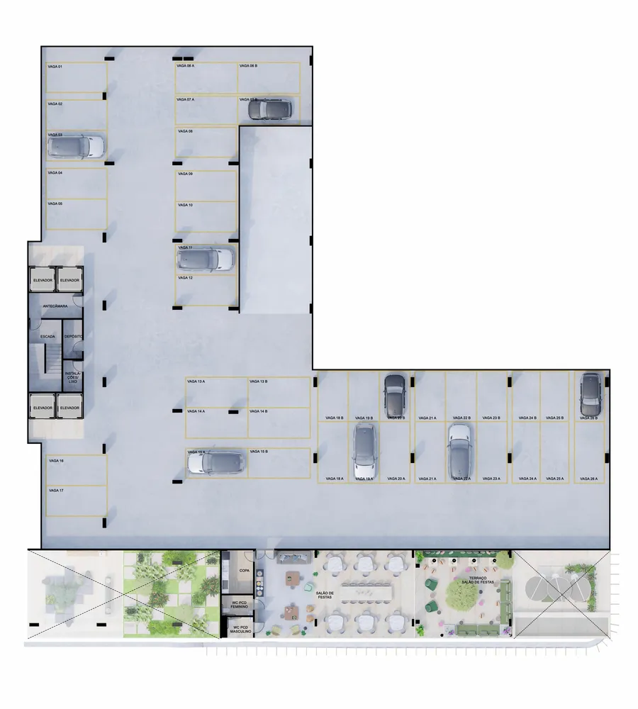 Apartamento, 3 quartos, 76 m² - Foto 1