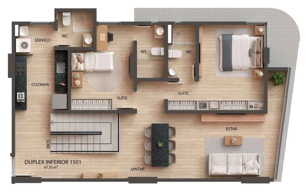 Apartamento, 3 quartos, 79 m² - Foto 10