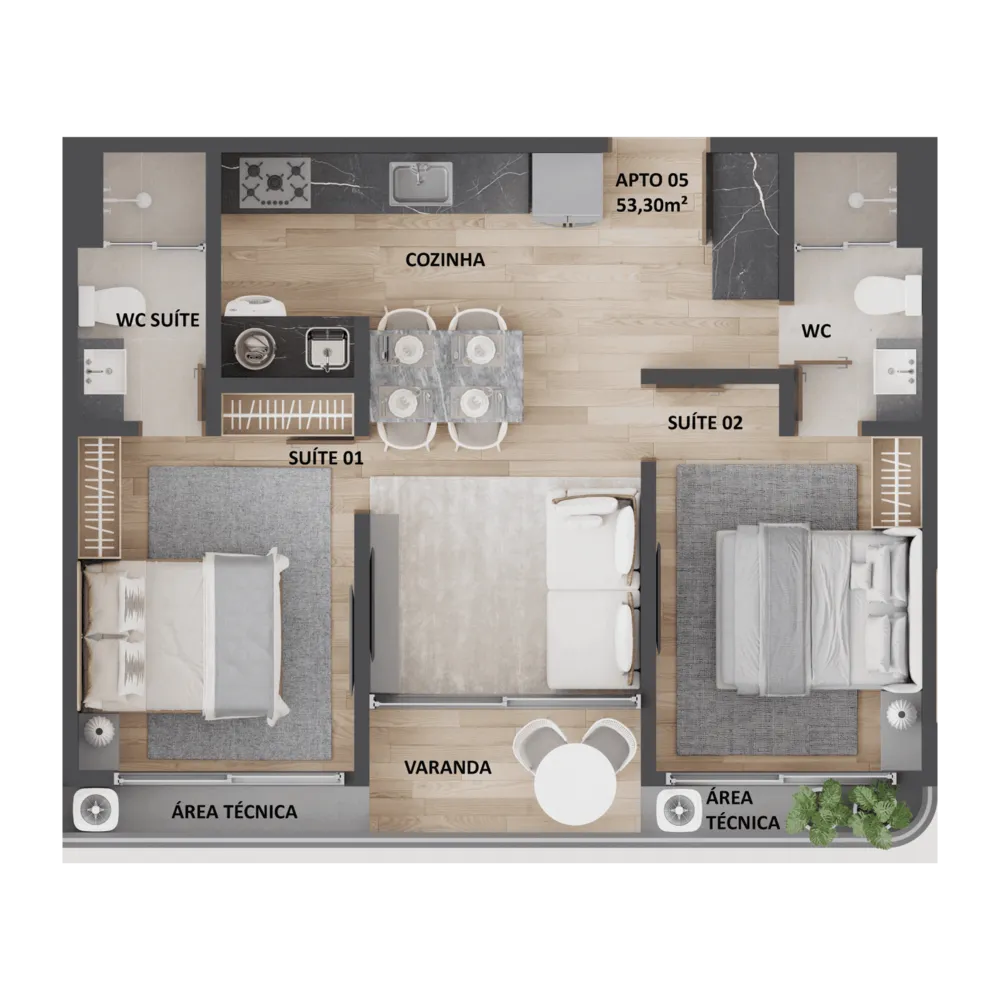 Apartamento, 1 quarto, 31 m² - Foto 12