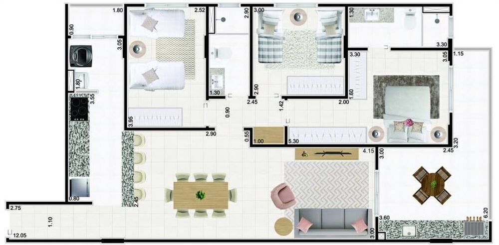 Apartamento, 3 quartos, 111 m² - Foto 8