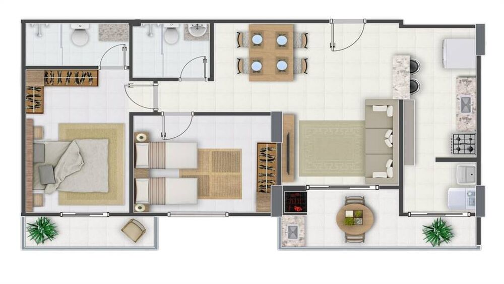 Apartamento, 2 quartos, 93 m² - Foto 4