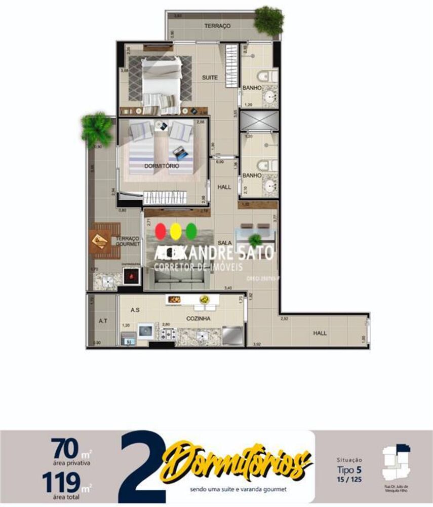 Apartamento, 2 quartos, 40 m² - Foto 11