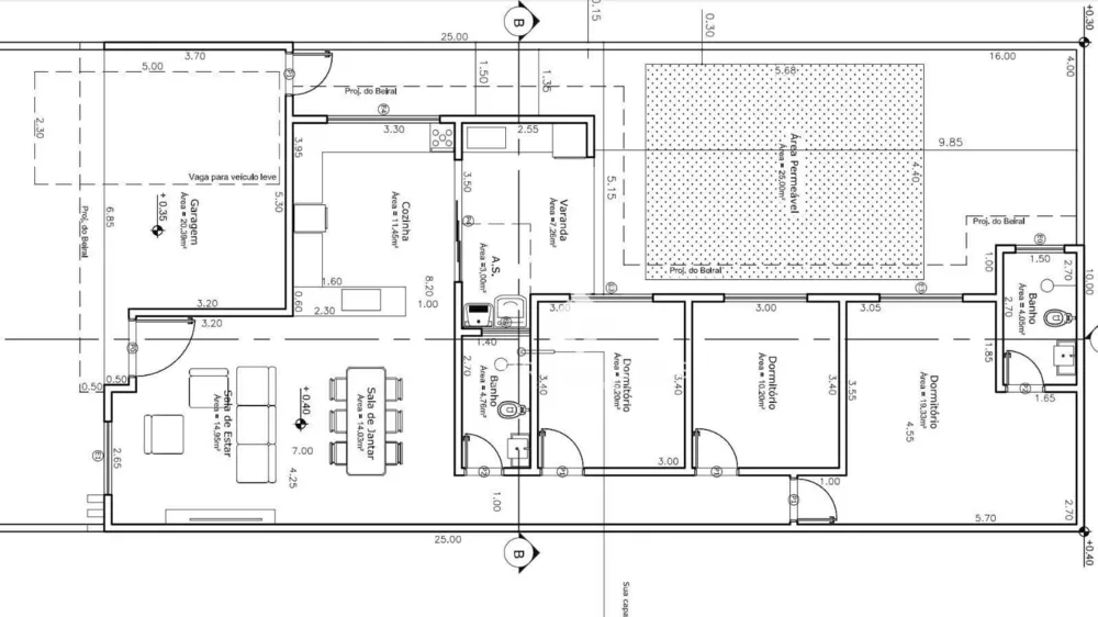 Casa, 3 quartos, 141 m² - Foto 2