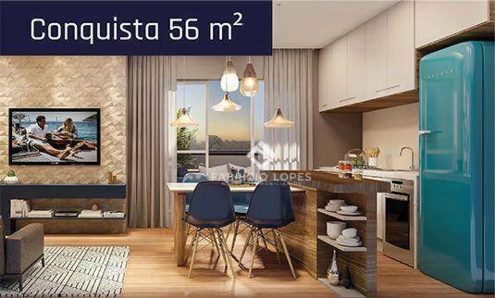 Apartamento, 2 quartos, 56 m² - Foto 1