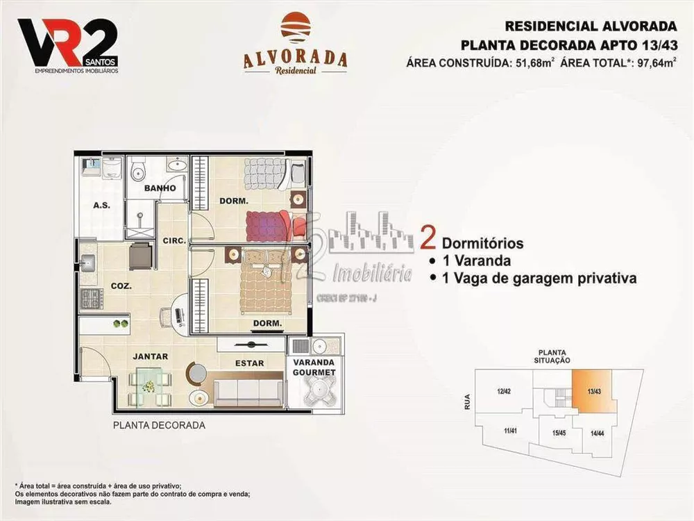 Apartamento à venda com 2 quartos, 62m² - Foto 4