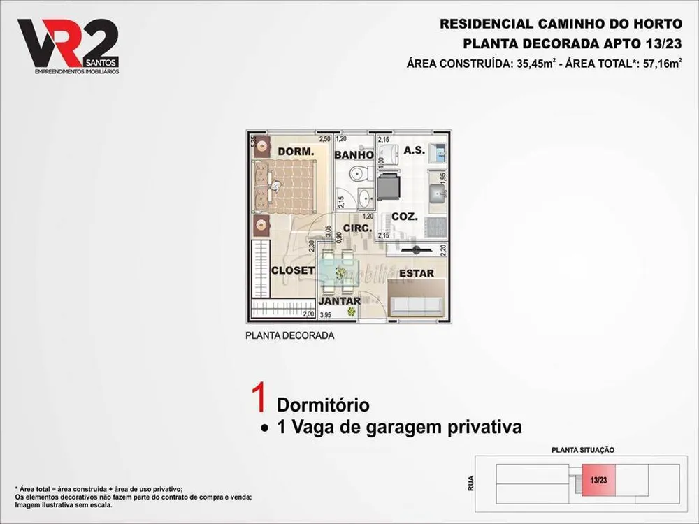 Apartamento, 1 quarto, 35 m² - Foto 16