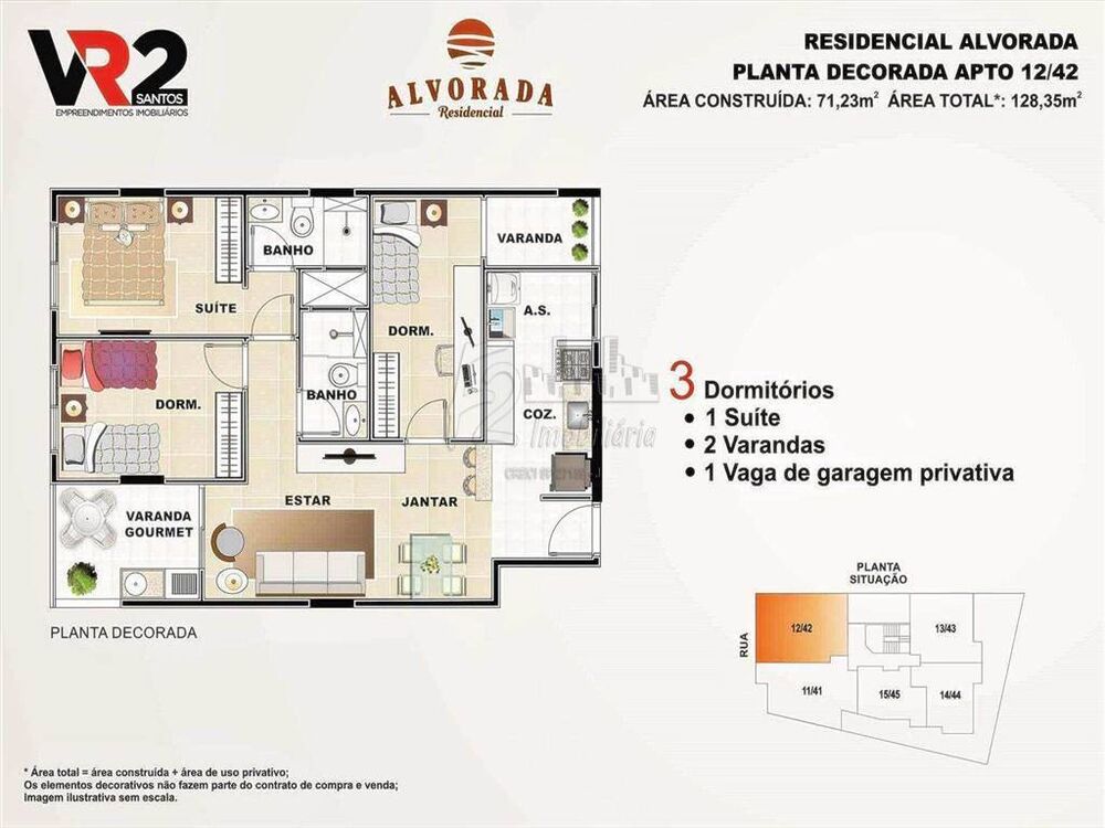 Apartamento, 3 quartos, 71 m² - Foto 3
