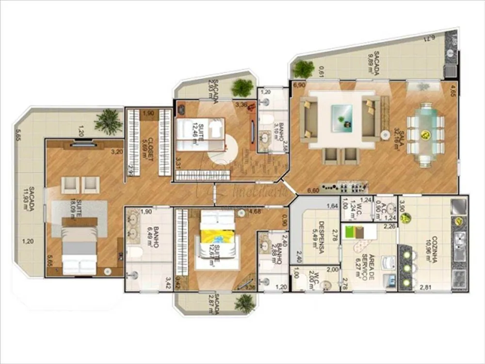Apartamento, 2 quartos, 157 m² - Foto 6