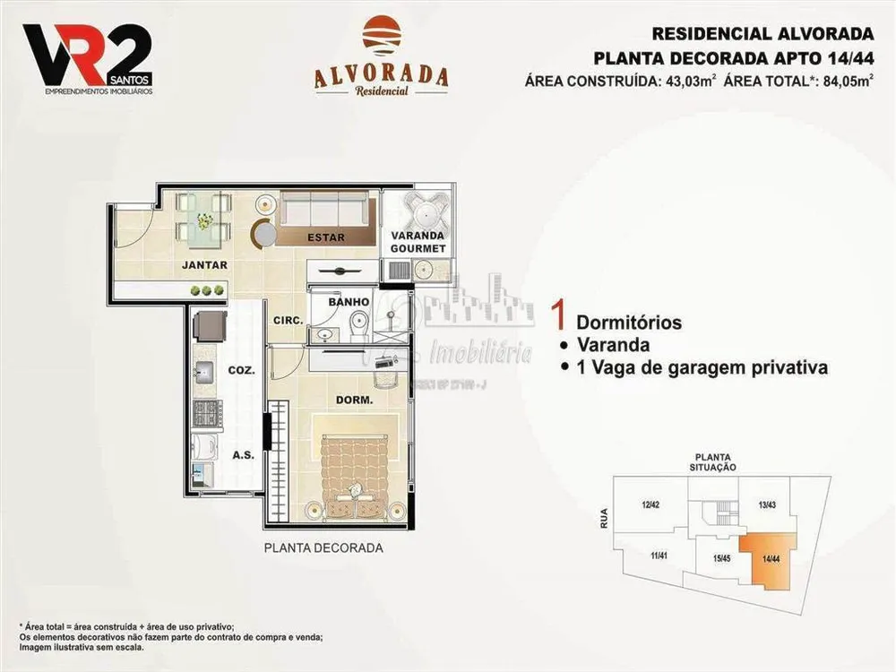 Apartamento, 1 quarto, 43 m² - Foto 10