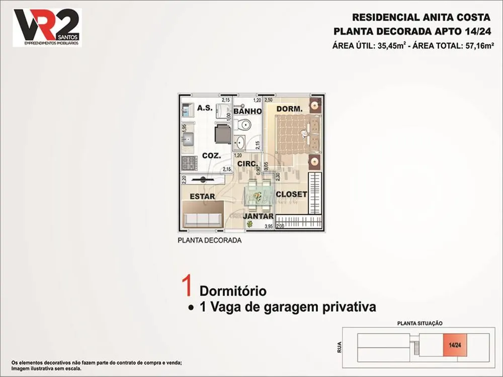 Apartamento, 1 quarto, 35 m² - Foto 10