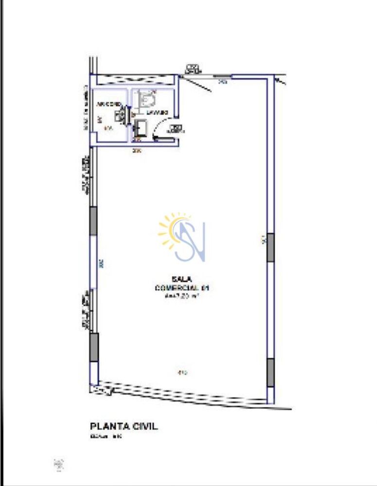 Sala-Conjunto, 47 m² - Foto 3