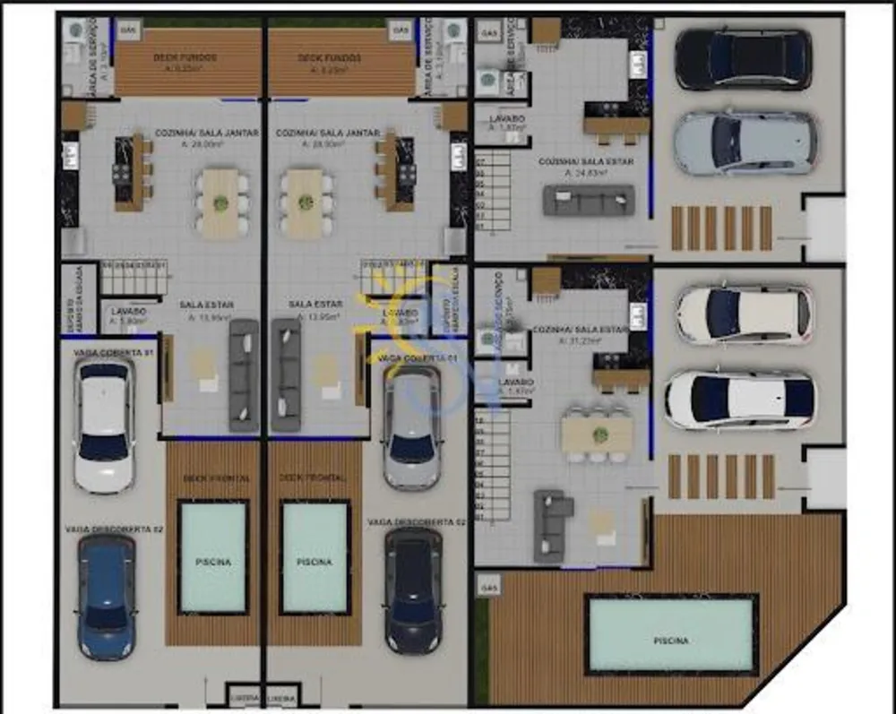 Sobrado, 3 quartos, 132 m² - Foto 8