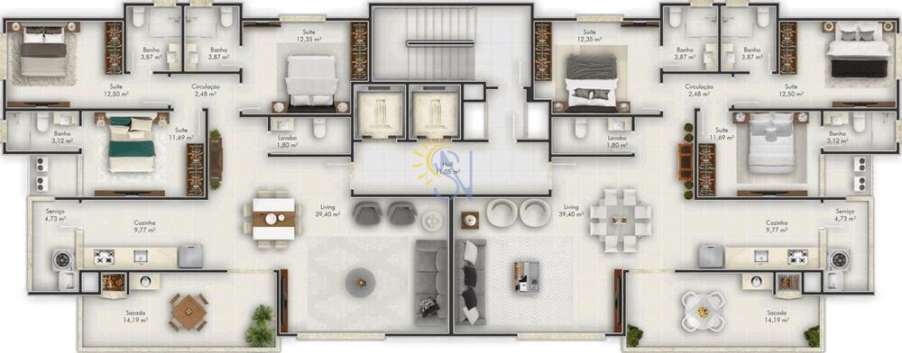 Apartamento, 3 quartos, 142 m² - Foto 14