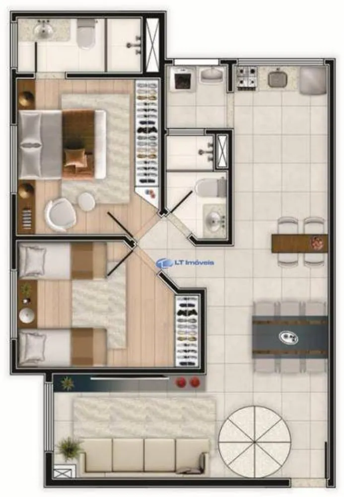 Apartamento, 2 quartos, 69 m² - Foto 15