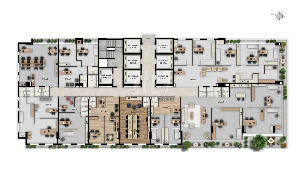 Sala-Conjunto, 171 m² - Foto 2