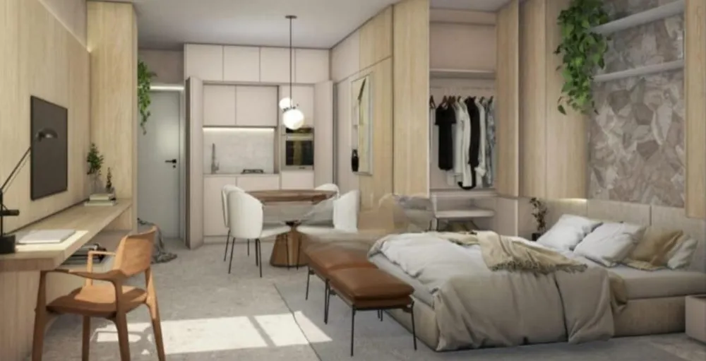 Flat/Apart Hotel, 1 quarto, 30 m² - Foto 1
