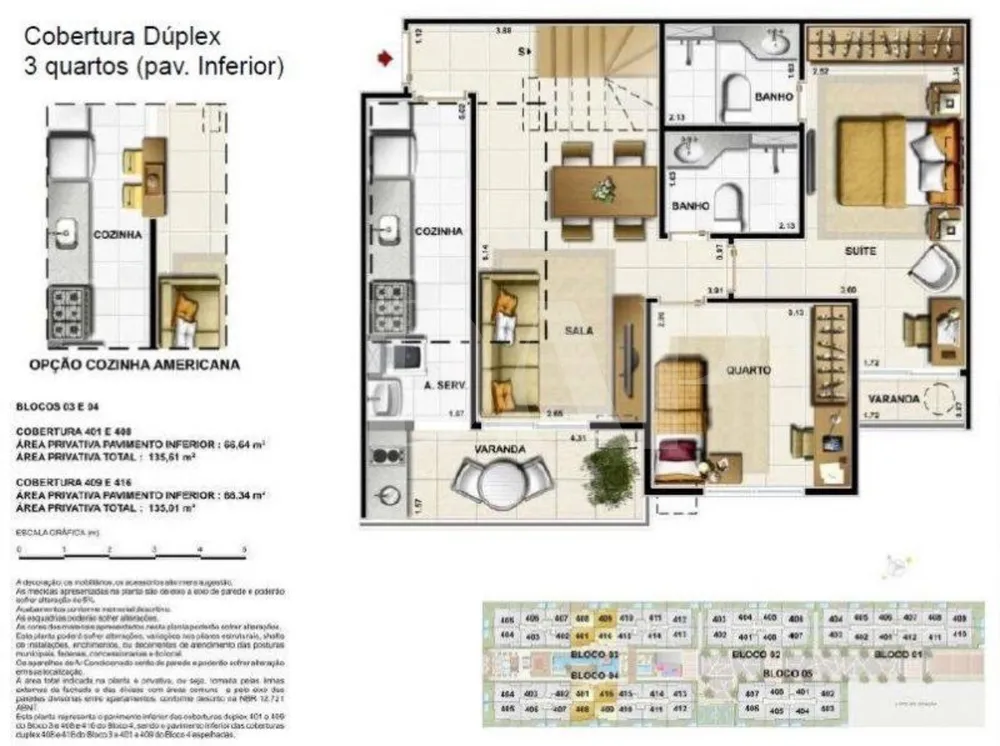 Cobertura, 3 quartos, 134 m² - Foto 33