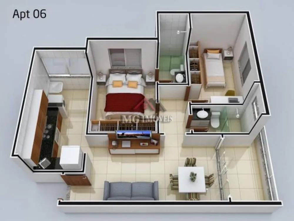 Apartamento, 3 quartos, 150 m² - Foto 1