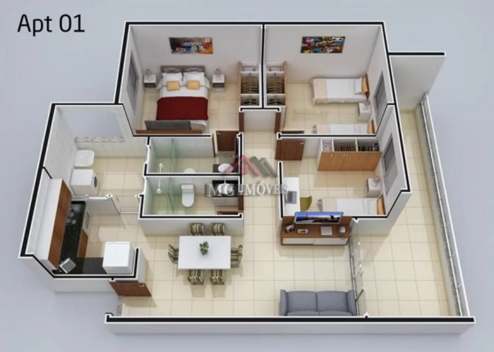 Apartamento, 3 quartos, 102 m² - Foto 14