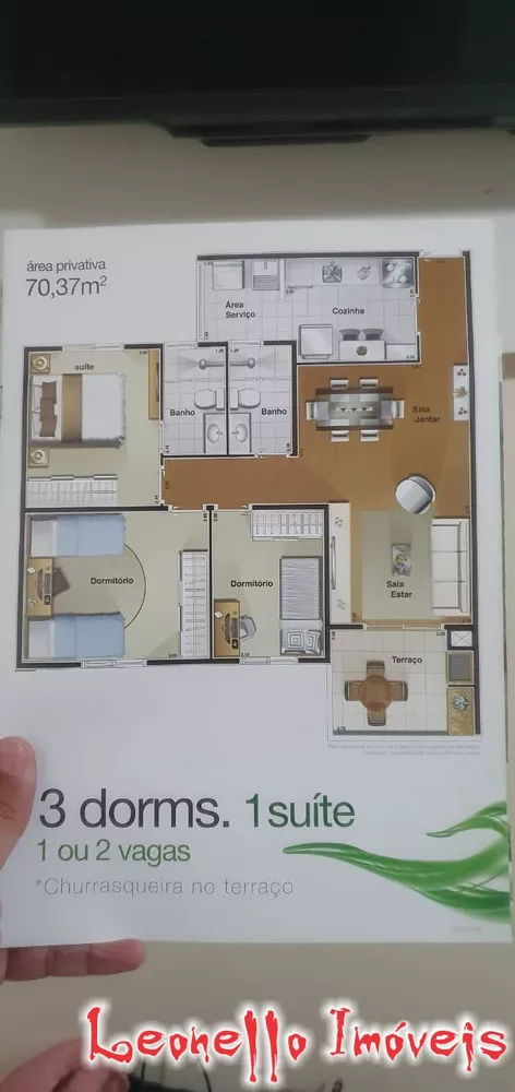 Apartamento à venda com 3 quartos, 71m² - Foto 4