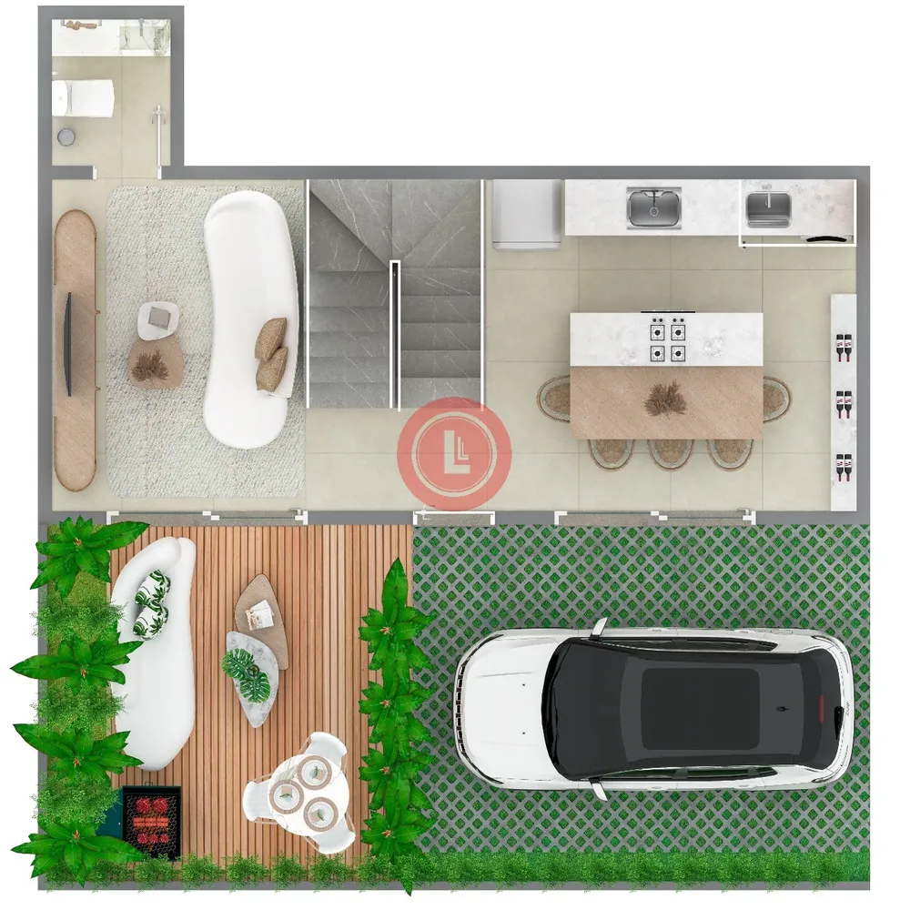 Casa, 2 quartos, 101 m² - Foto 3