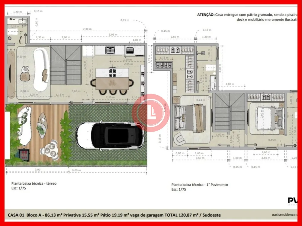 Casa, 2 quartos, 101 m² - Foto 2