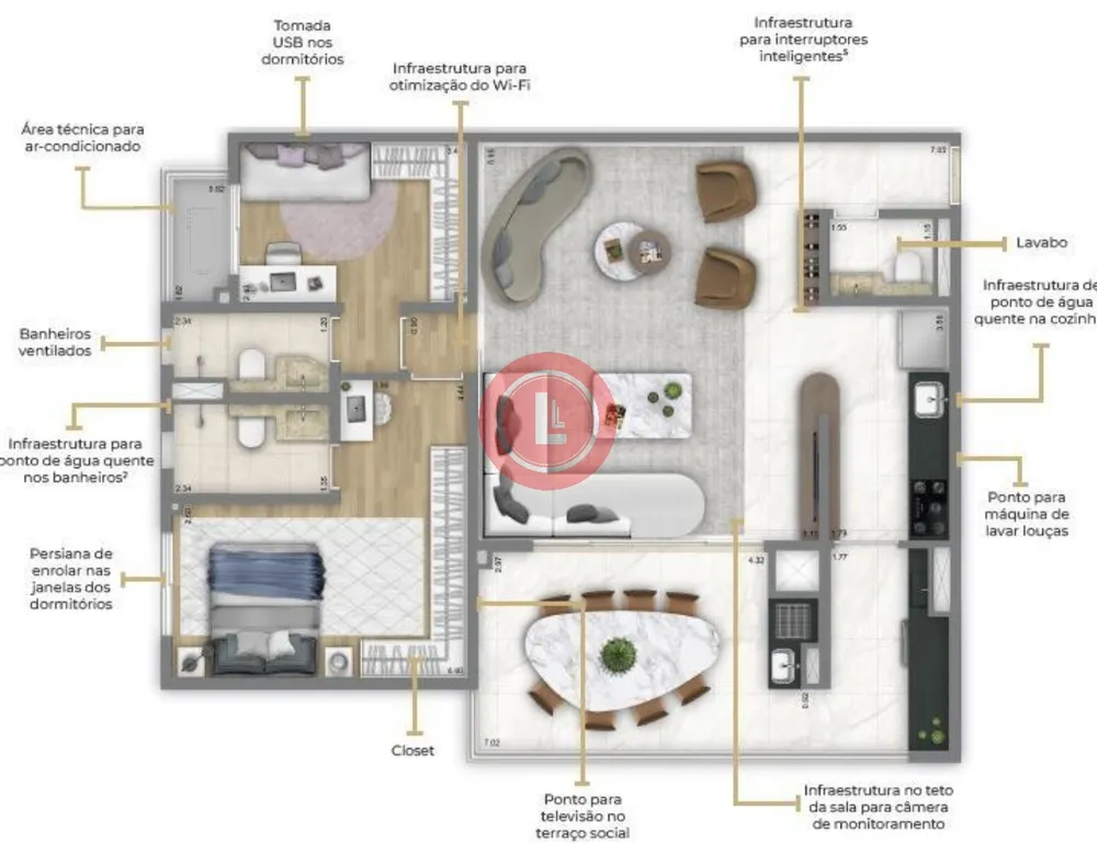 Apartamento, 3 quartos, 104 m² - Foto 14