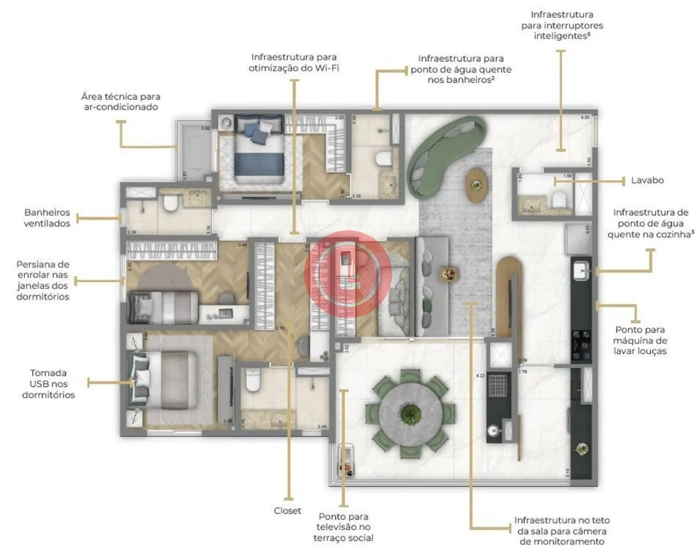 Apartamento, 3 quartos, 104 m² - Foto 16